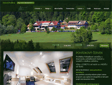 Tablet Screenshot of hotelpodlesi.cz